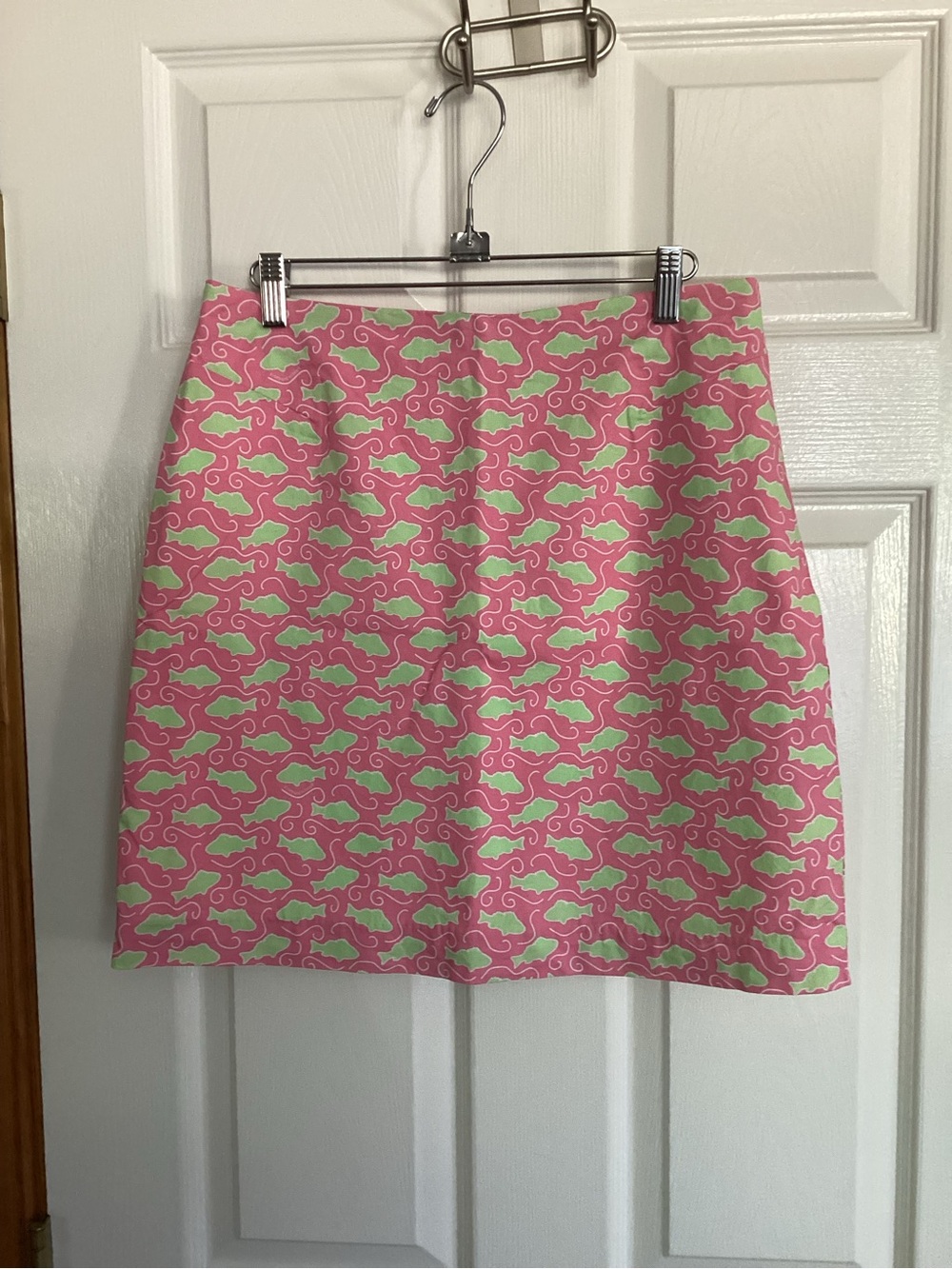 Vineyard Vines Pink and Green Patterned Skirt